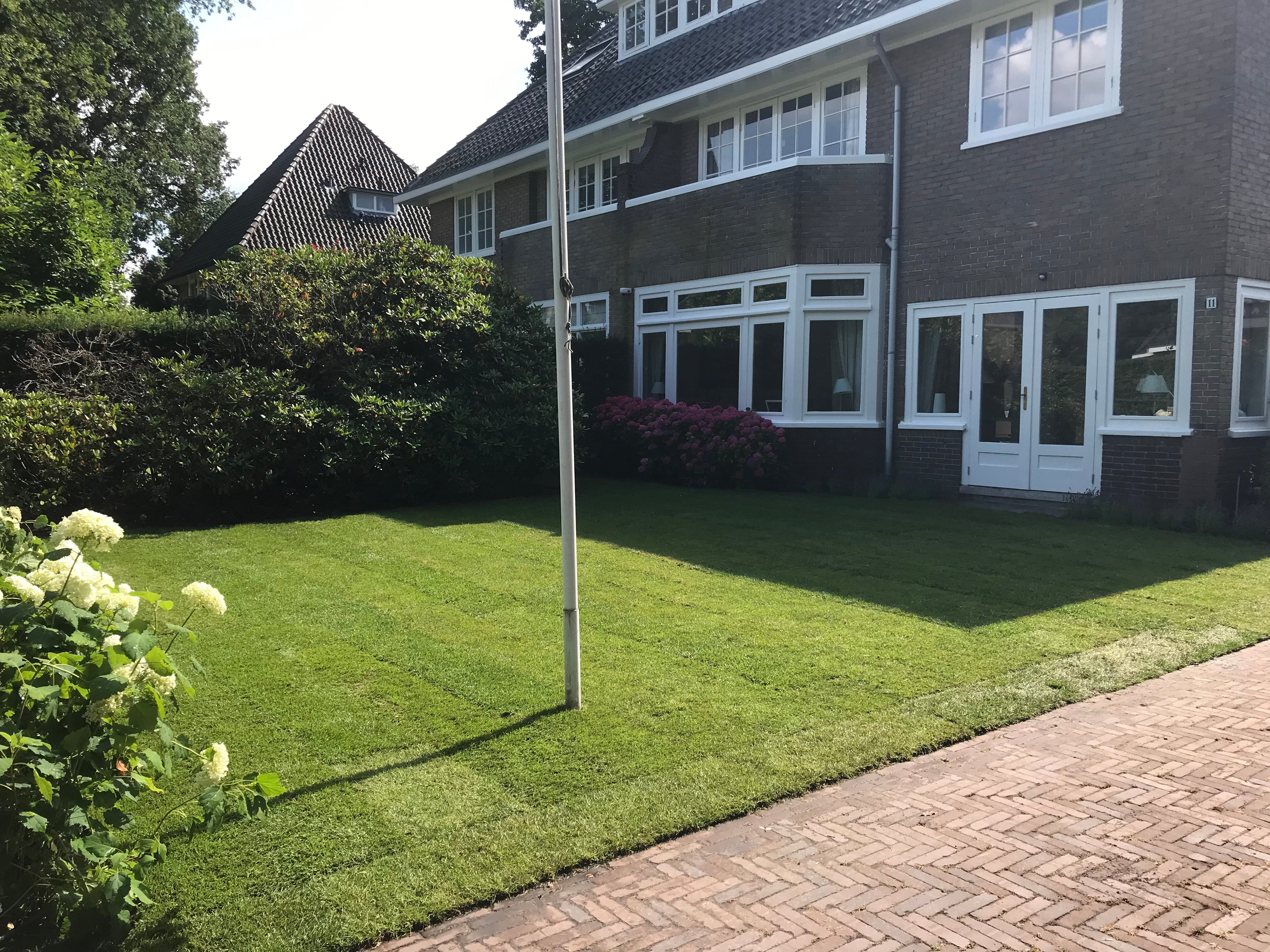 Graszoden laten leggen - 31 m² tot 50 m²